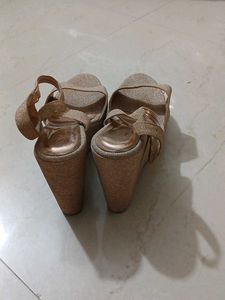 Sparkly Wedge Heels
