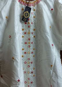 Elegant White Kurta