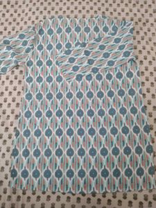 Chic Ikat Print Kurta Top