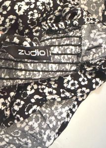 Cute black Floral Mini Dress