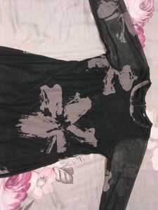 Elegant Floral Sheer Maxi Dress
