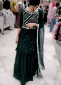 Beautiful Green Wedding Lehanga