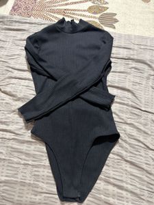 high neck bosysuit top