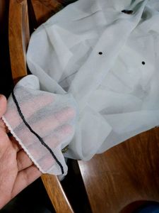 Elegant White Dupatta