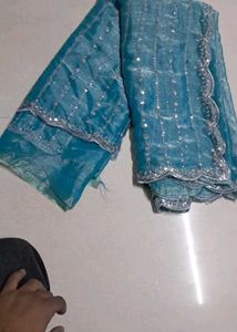 Elegant Embroidered Saree