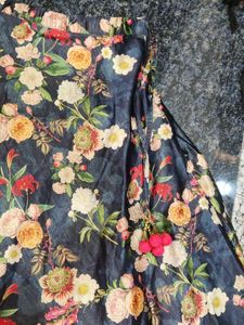 Floral Print Ethnic Skirt