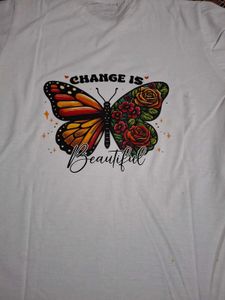 White Graphic T-Shirt for women