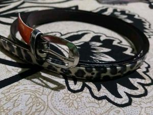 Leopard Print Fashion Belt