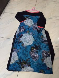 Blue  Kurta