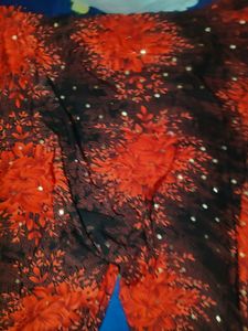 Stunning Red Embroidered  Suit Set without dupatta