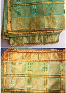 Combo 2 Set Saree Heavy Work With Blouse Kanjeevar