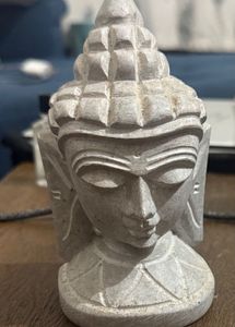 Stone Buddha Head Statue
