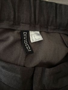 H&amp;M Black Wide-Leg Trousers