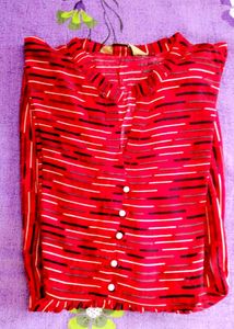 Striped Red Dress