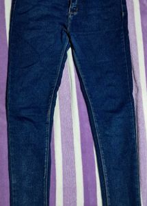 Dark Blue Denim Jeans