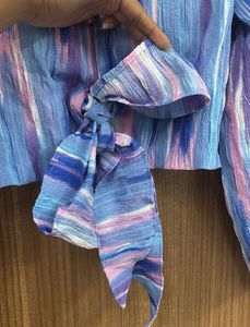 Boho Tie-Front Crop Top