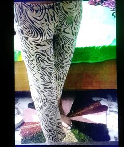 leopard print lower/leggings