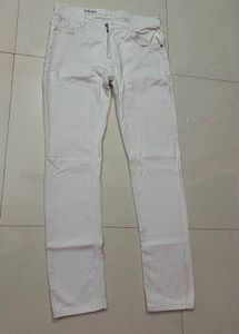 Halogen White Denim Jeans
