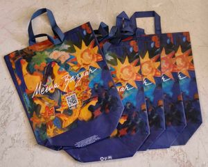 Meena Bazaar Tote Bags