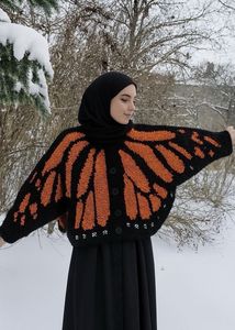 Crocheted Butterfly Cardigan