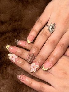 Custom 3D Flower Nail Art Set