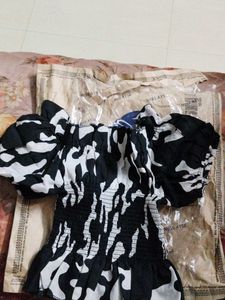 Trendy Smocked Crop Top
