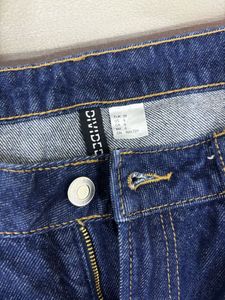Wide Leg Blue Denim Jeans