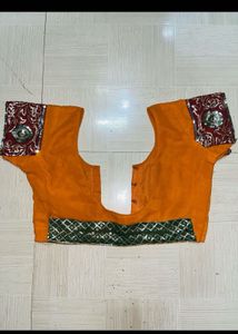 Yellow Georgette Saree with Intricate Gota Patti a