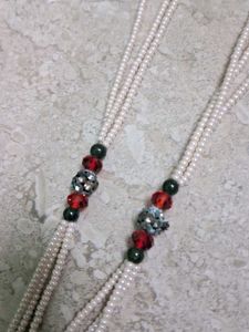Elegant Beaded Necklace &amp; Earring Set