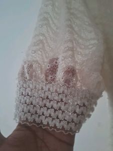 Fig Sequined Chevron Top blouse