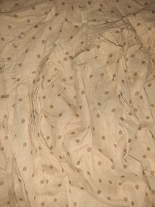 💫 Ivory Polka-Dot Cotton Punjabi Salwar - Women's