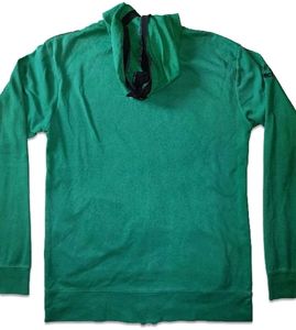 Green Cetzen T-Shirt with Hoodie Small Size