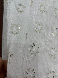 Beautiful White Ethnic Gown