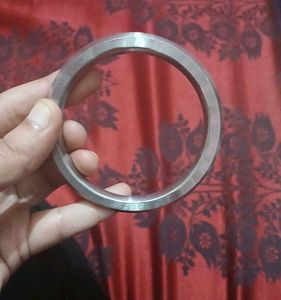 Elegant Silver Kada Bracelet