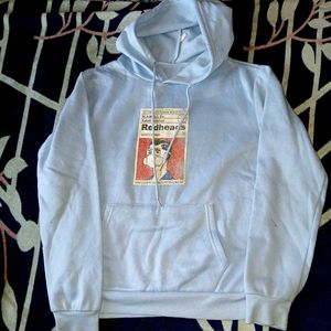 Blue Graphic Hoodie