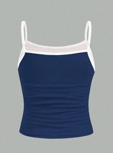 Blue Graphic Cami Top