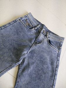 Stylish Acid Wash Denim jeans 👖💗✨