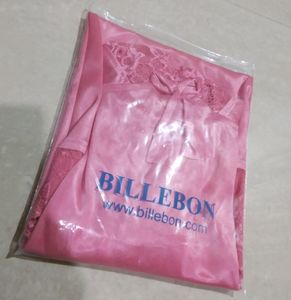 Pink Satin Babydoll Nighty For Women And Girls