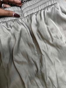 Savana Elegant Satin Wrap Skirt