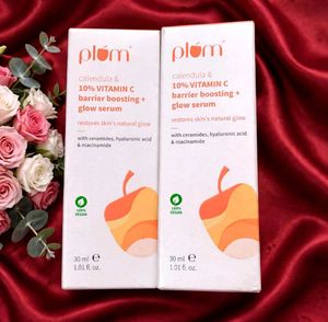Pack of 2 Plum 10% Vitamin C & Calendula Barrier B
