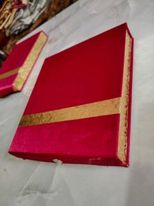 2 Elegant Red Jewellery Boxes