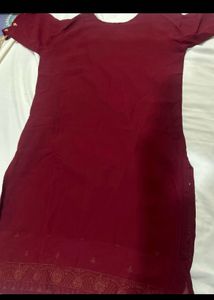 combo of two Elegant Maroon and Yellow Kurta Set