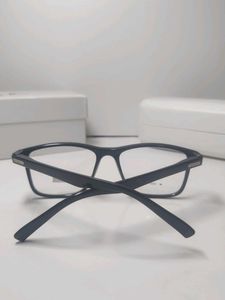 Stylish Black Rectangular Eyeglasses