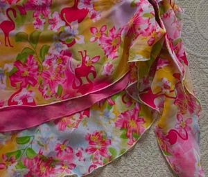 Floral Print Mini Wrap Skirt