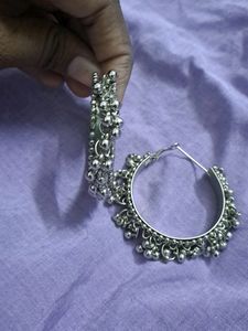 Silver Hoops