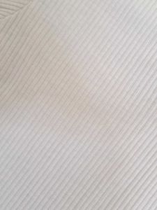 White Ribbed Turtleneck Top