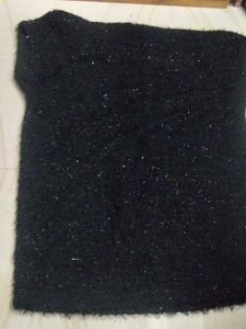 Sparkly Black Textured Top