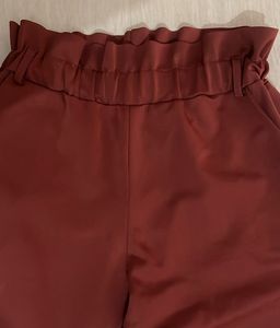 High-Waisted Terracotta Pants