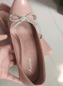 3.5inch  Pink Bow Heels
