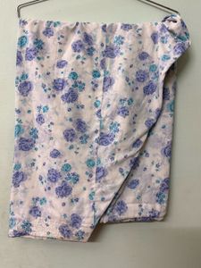 Floral Blue White Salwar Kameez Suit